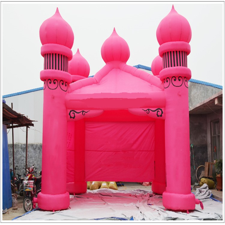 融安粉色帐篷